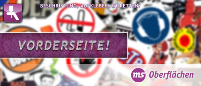 Pulverbeschichten und nasslackieren keine Aufkleber verwenden auf der Sichtseite